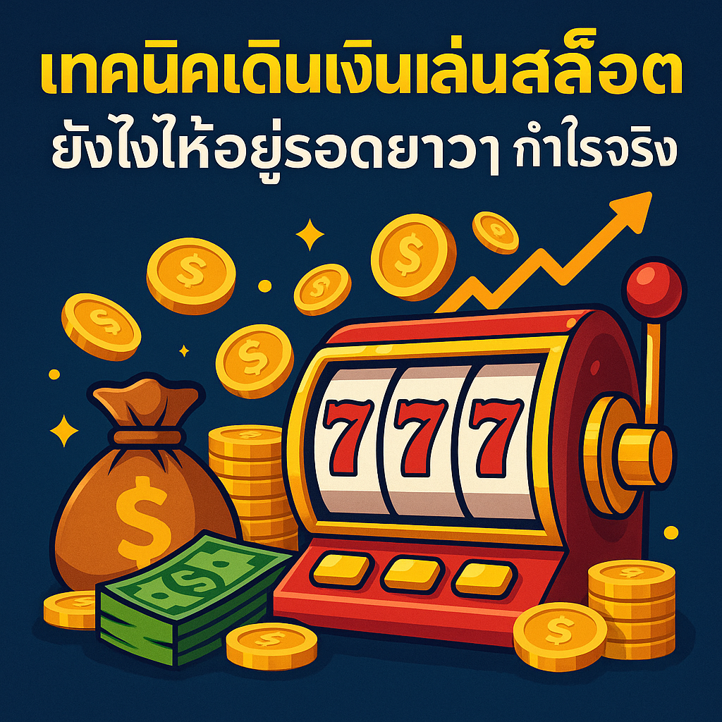 เทคนิคเดินเงินเล่นสล็อตยังไงให้อยู่รอด