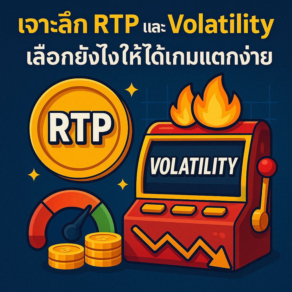 เจาะลึก RTP และ Volatility เกมสล็อต